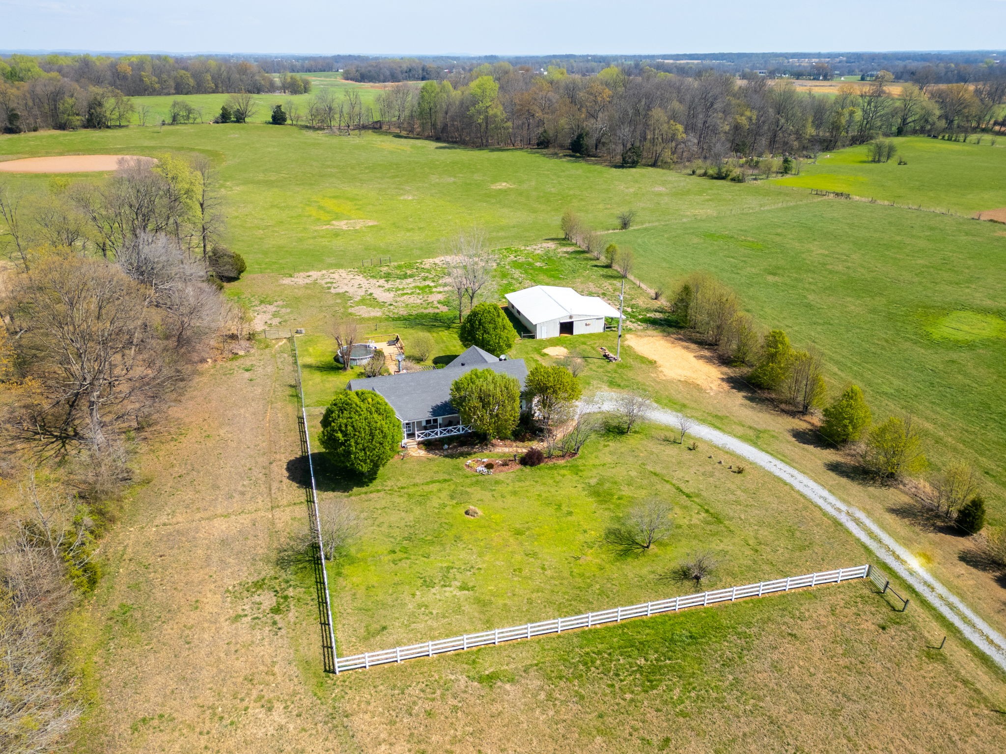 4760 Barren Plains Road Springfield, TN 37172 - Photo 11 of 47 a view of a swimming pool and lake view