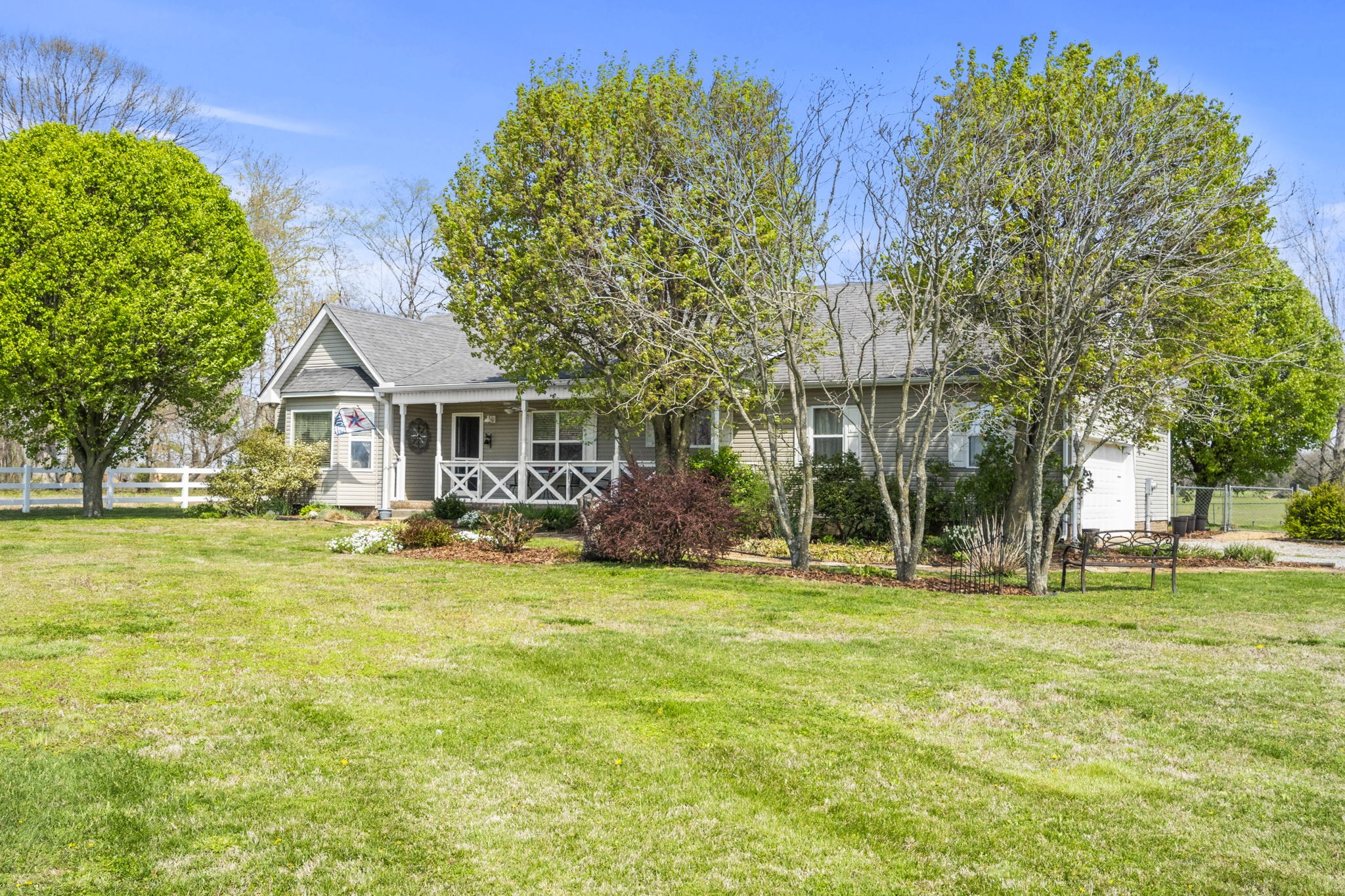 4760 Barren Plains Road Springfield, TN 37172 - Photo 13 of 47 a front view of house with yard and trees in the background