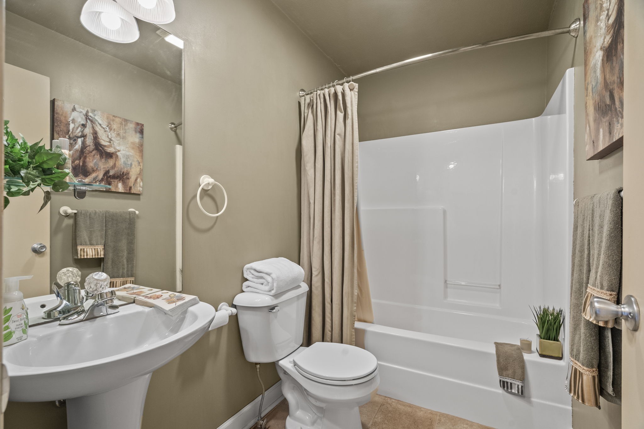 4760 Barren Plains Road Springfield, TN 37172 - Photo 15 of 47 a bathroom with a sink toilet and shower