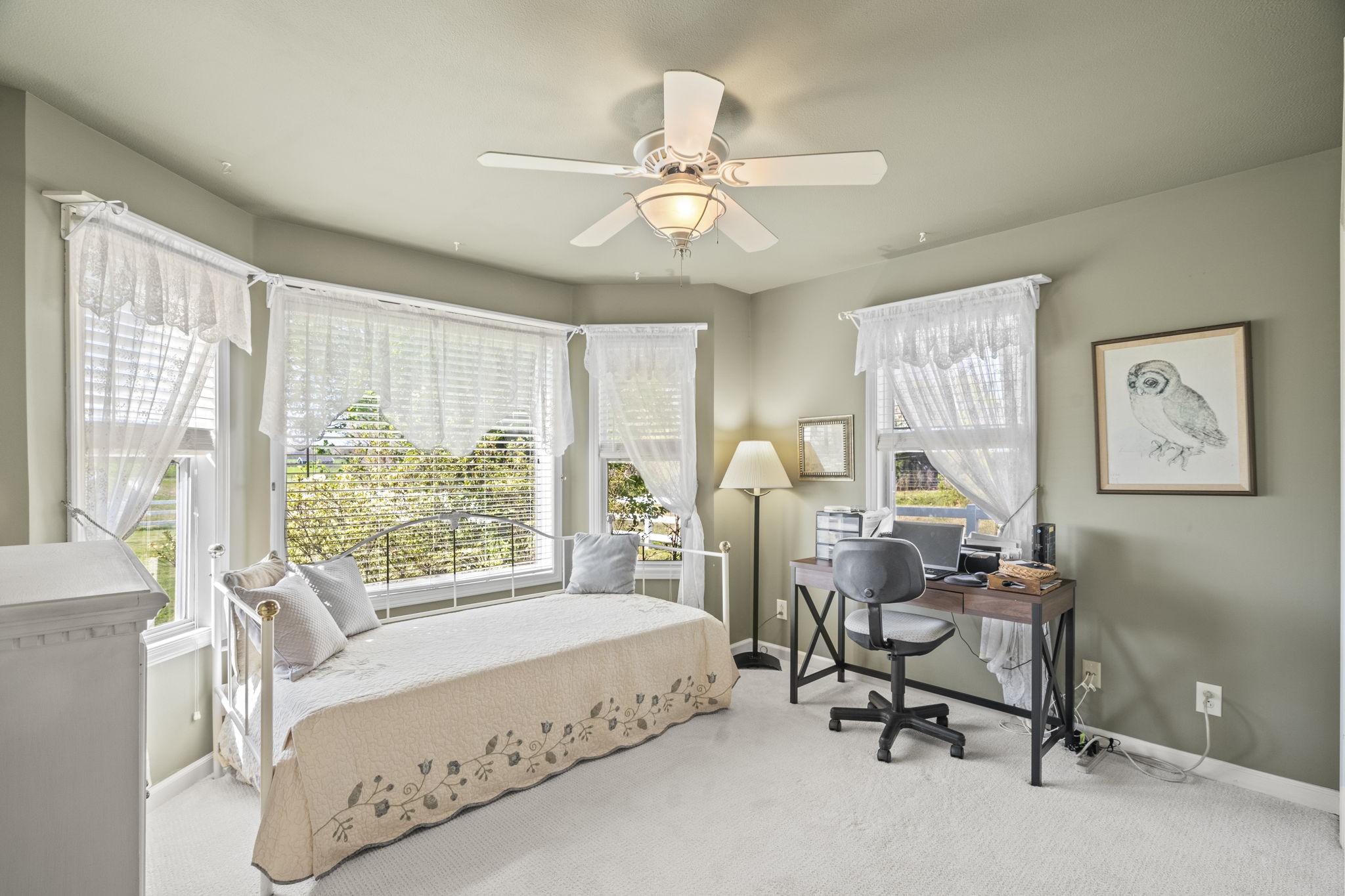 4760 Barren Plains Road Springfield, TN 37172 - Photo 18 of 47 a spacious bedroom with a bed and a large window