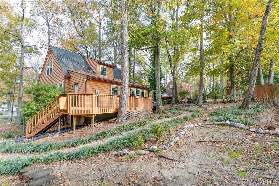 7669 Cherokee Road Richmond, VA 23225 - Photo 20 of 20 Fully Fenced Rear Yard