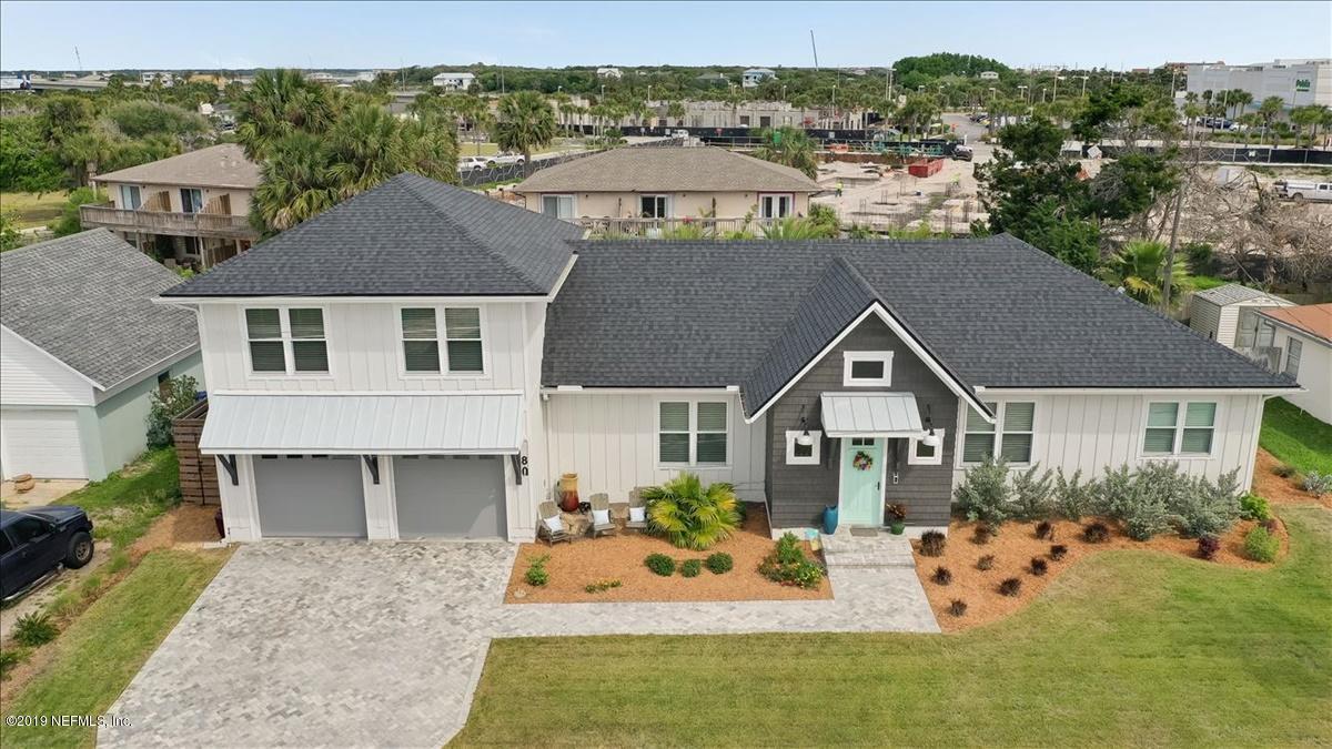 80 Ferrol Road St. Augustine, FL 32084 - Photo 2 of 32 an aerial view of a house with a yard