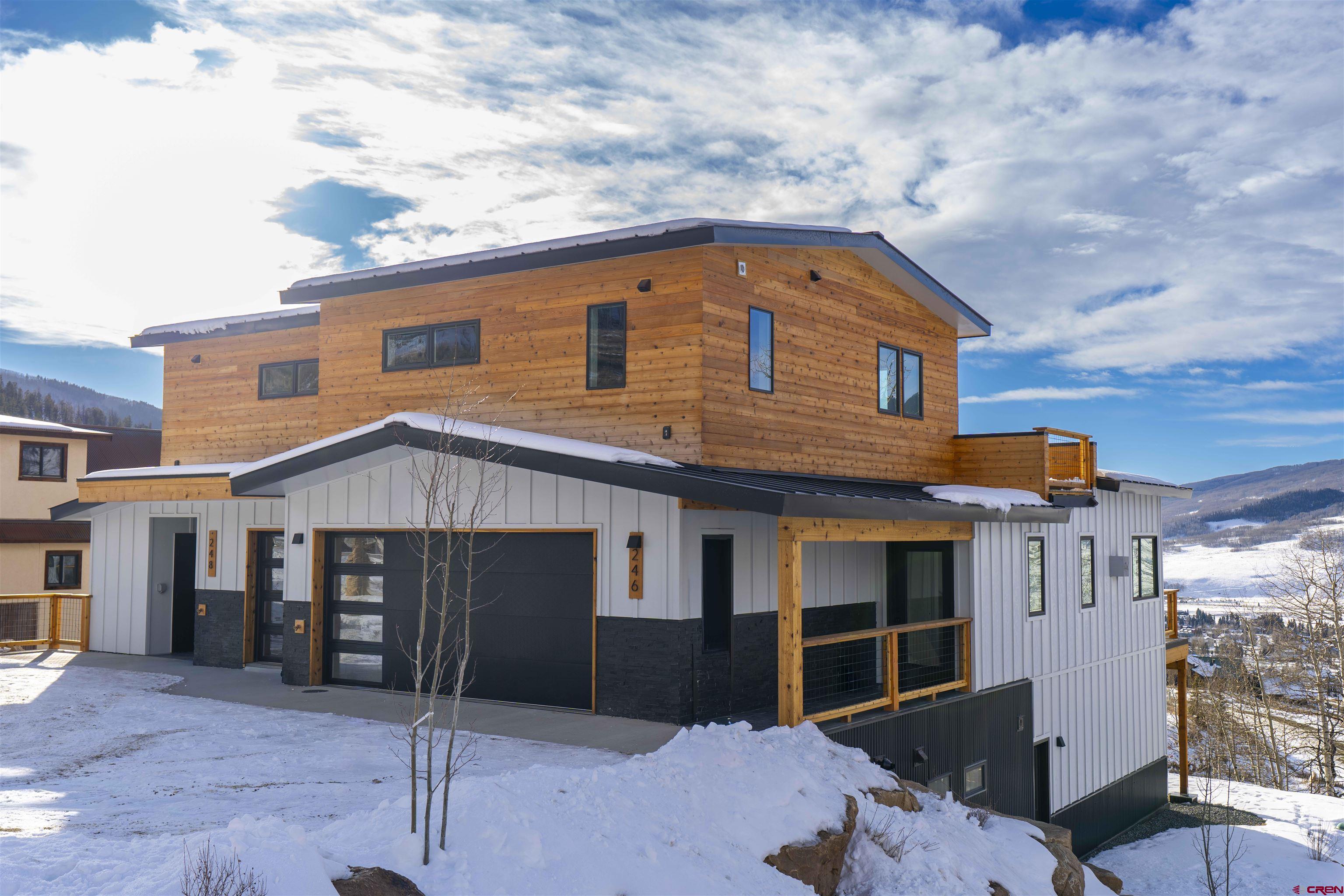 Townhome looking southwest