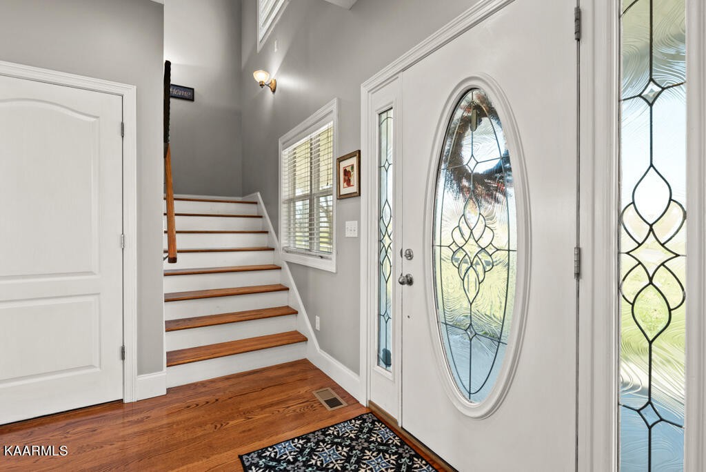 2582 Meadow Road West Greenback, TN 37742 - Photo 6 of 60 workspace with wooden floor mirror and windows