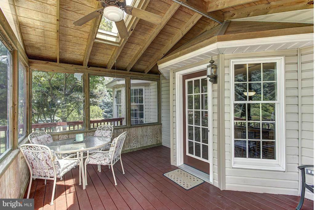 17600 Hardy Road Mount Airy, MD 21771 - Photo 9 of 30 Screened Porch w/plexiglass inserts/ceiling fan