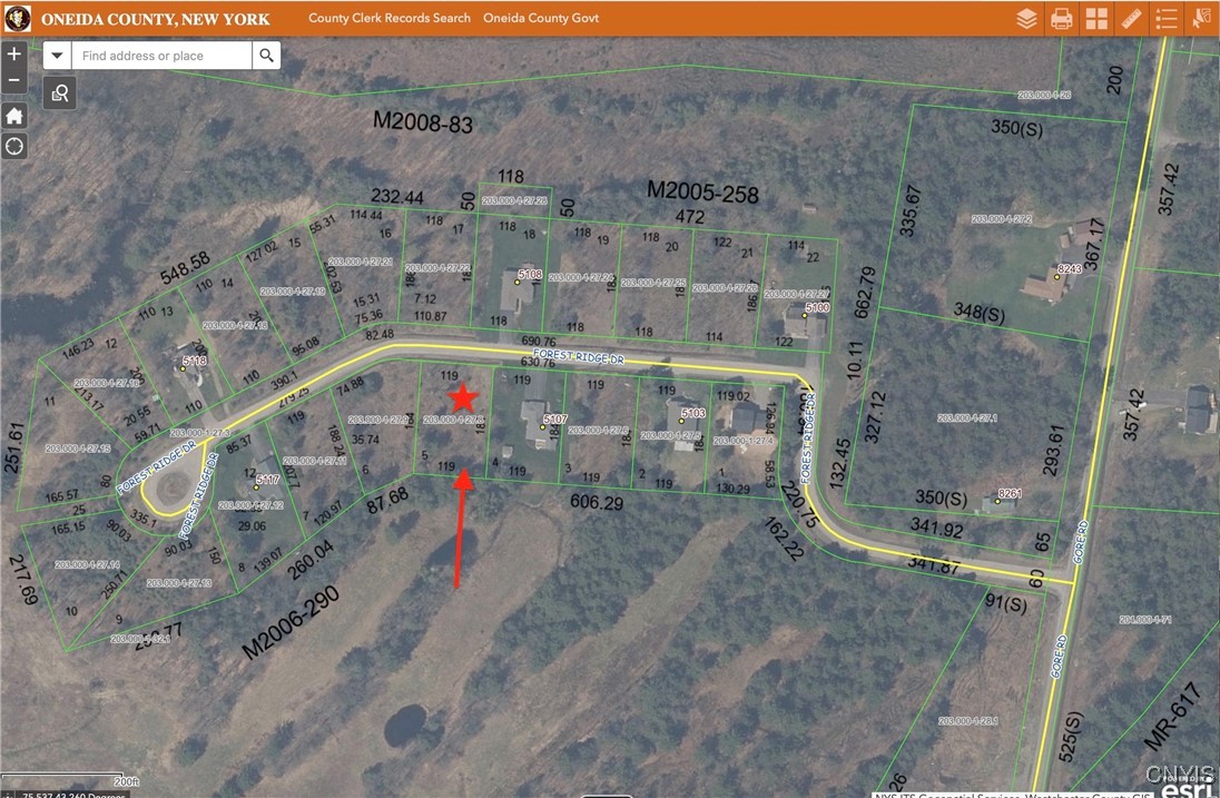 Lot 5 Forest Ridge Drive Rome, NY 13440 - Photo 3 of 6 Lot 5 County Clerk Records Search Map