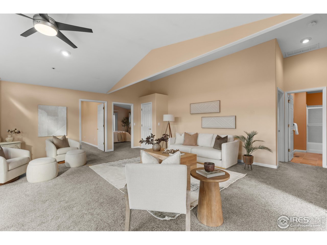 3308 Innisfree Lane Laporte, CO 80535 - Photo 24 of 50 a living room with furniture a window and gym equipment