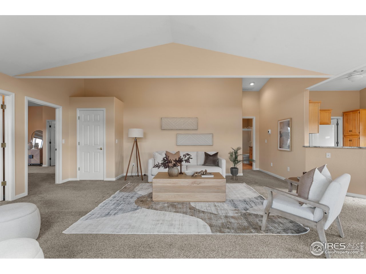 3308 Innisfree Lane Laporte, CO 80535 - Photo 25 of 50 a living room with furniture and a wooden floor