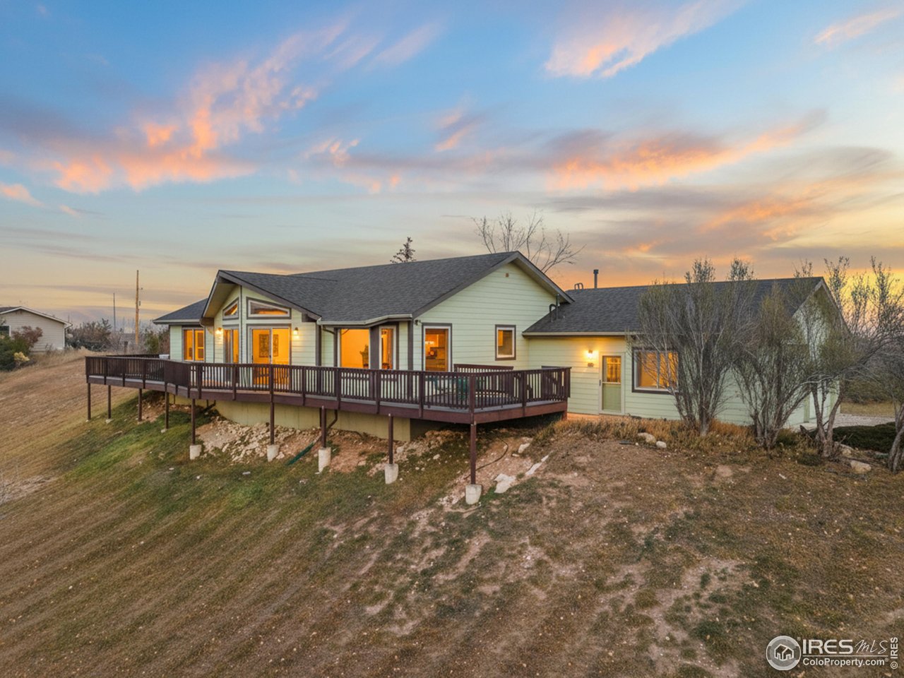 3308 Innisfree Lane Laporte, CO 80535 - Photo 3 of 50 a view of a house with a yard from a balcony