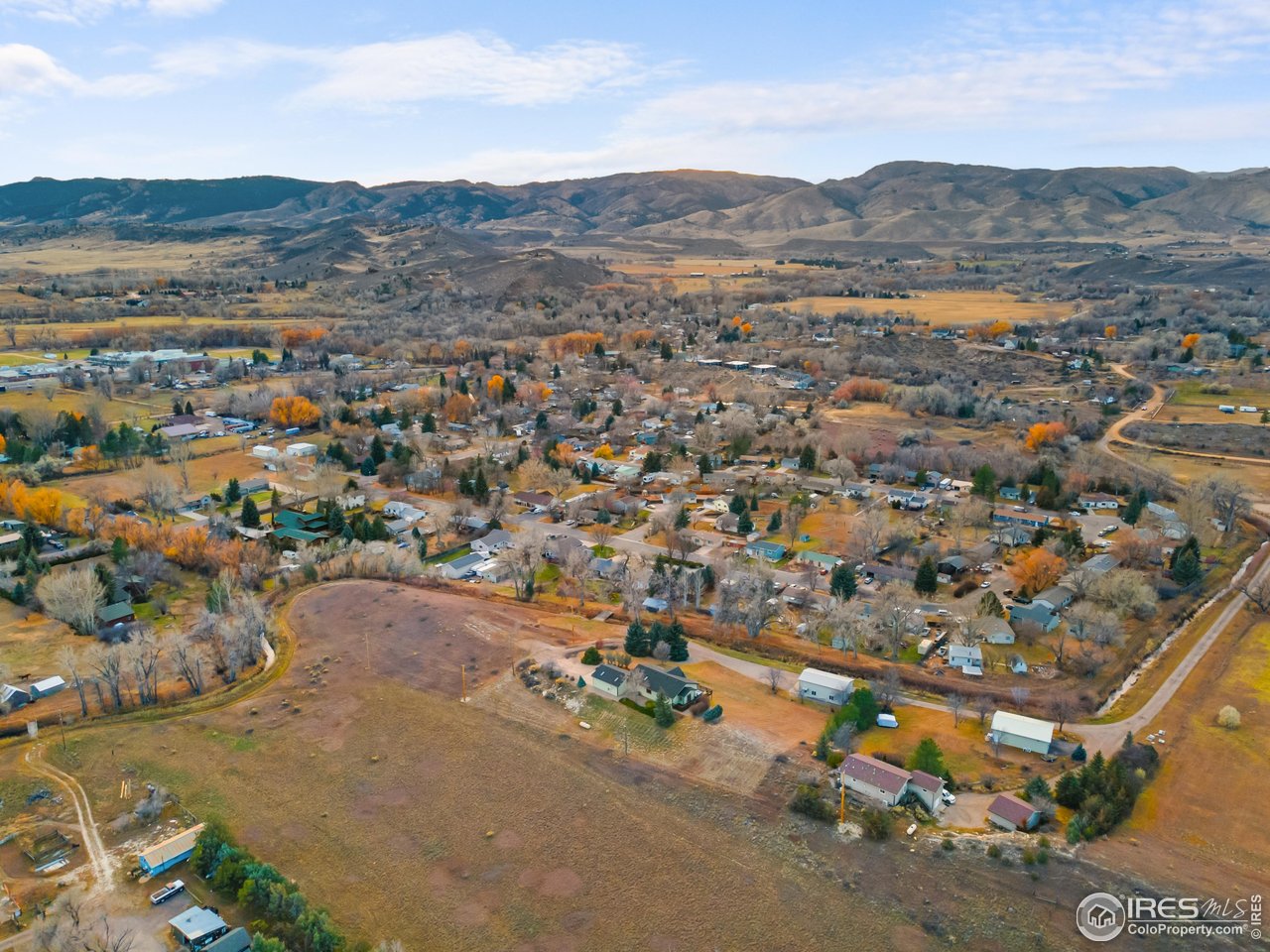 3308 Innisfree Lane Laporte, CO 80535 - Photo 48 of 50 an aerial view of residential building and parking space