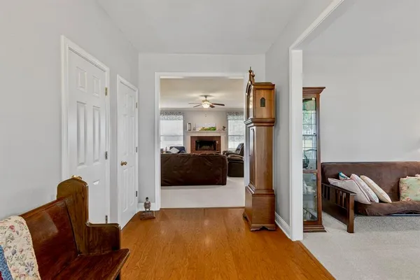 a bedroom with furniture and a couch