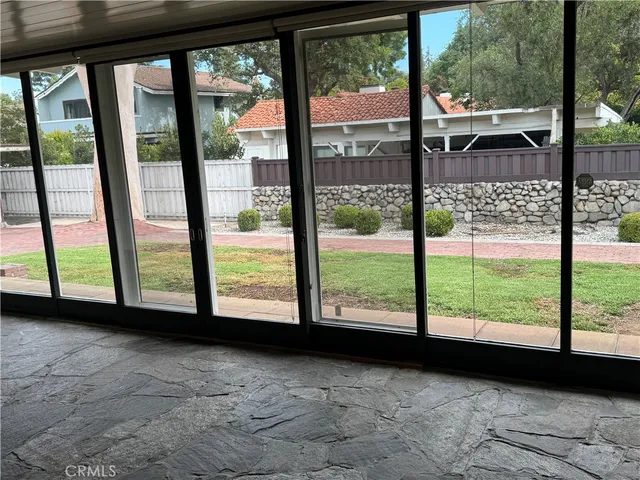 a view of front door