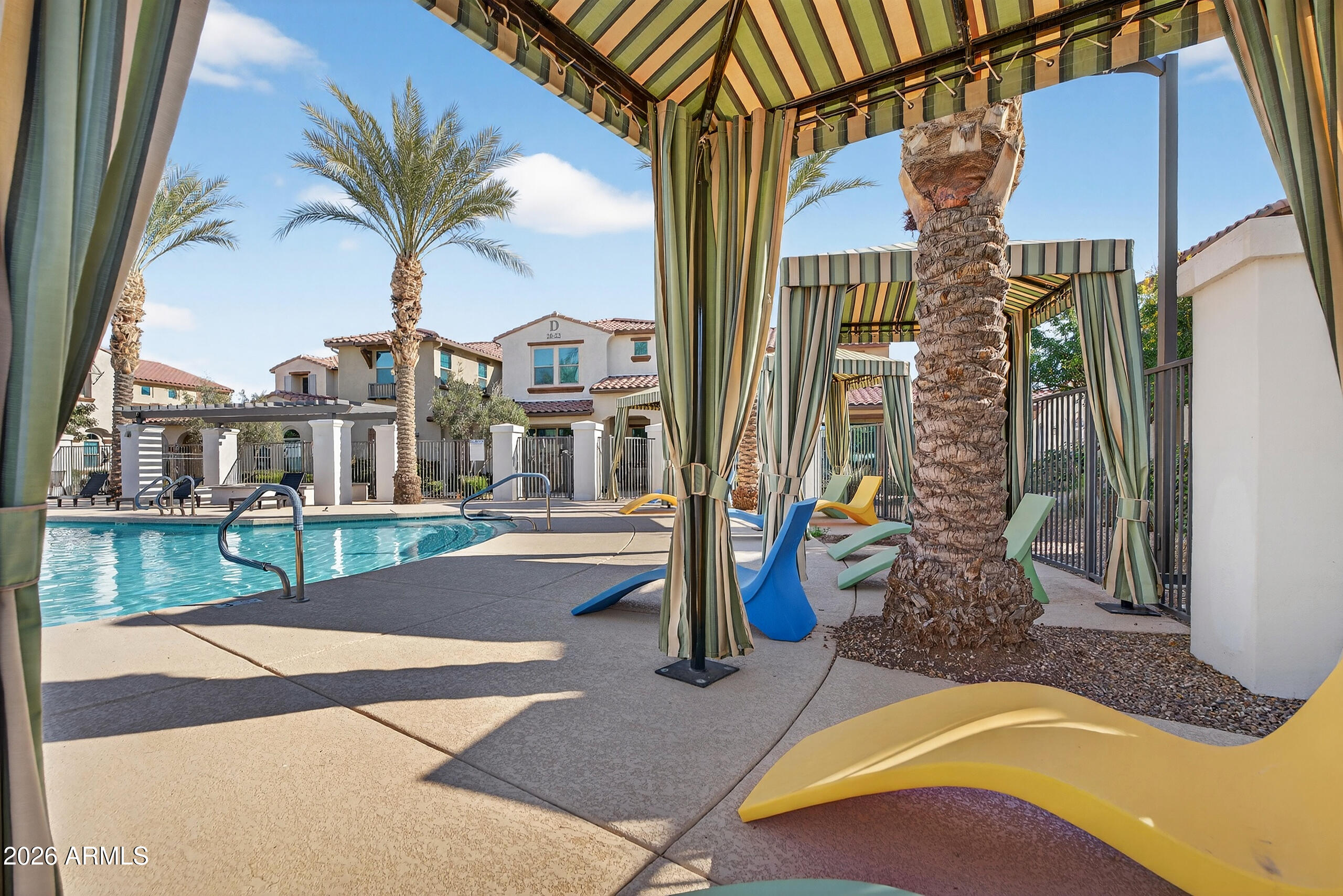 3855 South McQueen Road, Unit 59 Chandler, AZ 85286 - Photo 49 of 56 Community Pool Cabana