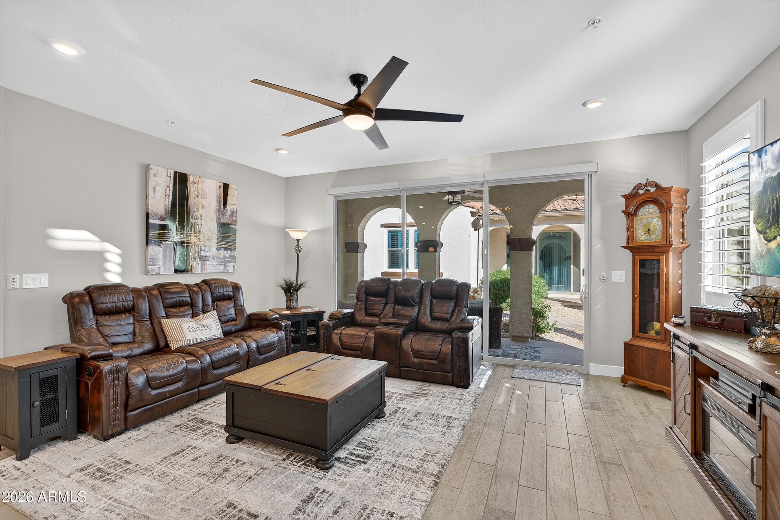 3855 South McQueen Road, Unit 59 Chandler, AZ 85286 - Photo 7 of 56 a living room with furniture and a flat screen tv