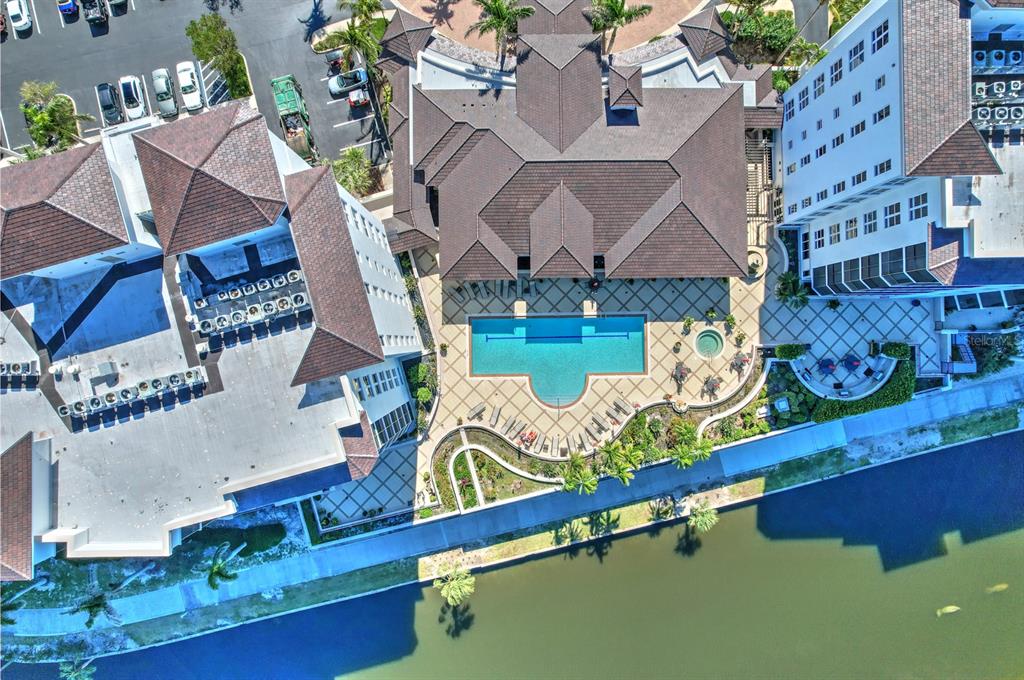 3333 Sunset Key Circle, Unit 407 Punta Gorda, FL 33955 - Photo 51 of 78 an aerial view of a house with swimming pool