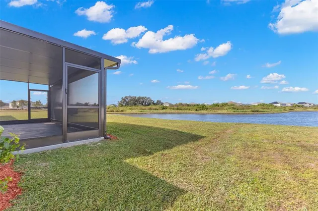 a view of an ocean swimming pool and outdoor space