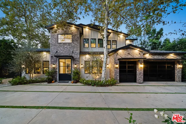 a front view of multiple houses