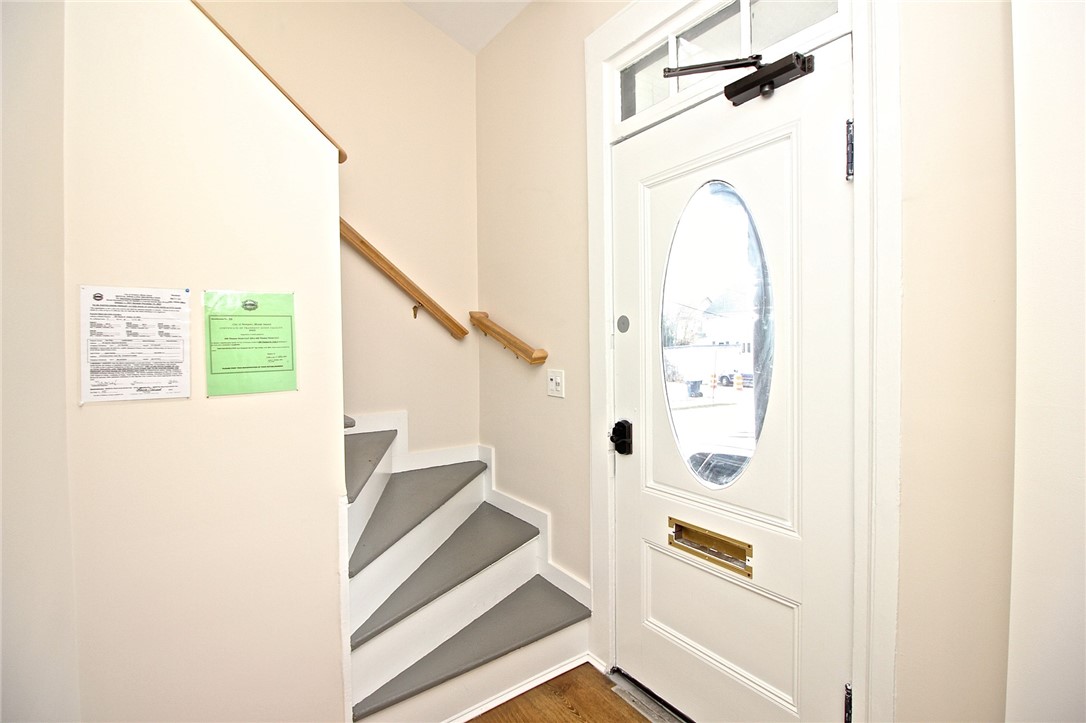 668 Thames Street, Unit 3 Newport, RI 02840 - Photo 5 of 47 Front Door , Main Foyer and Stairway to 2nd & 3rd Floor Apartments