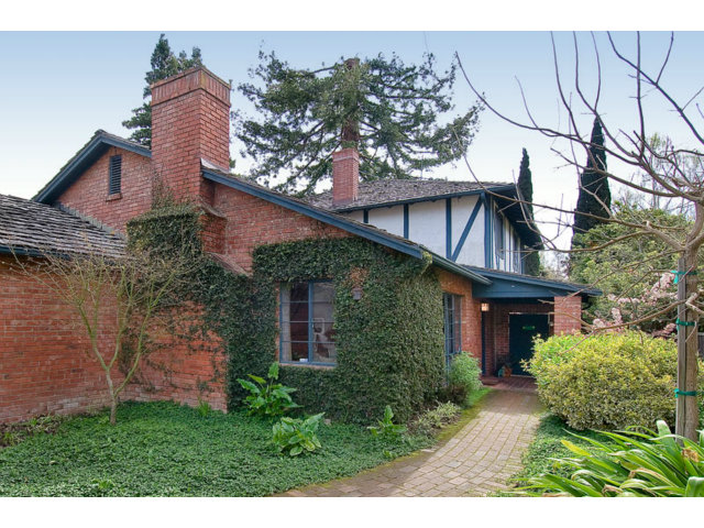 325 Princeton Road Menlo Park, CA 94025 - Photo 1 of 15 front view of a house with a small yard