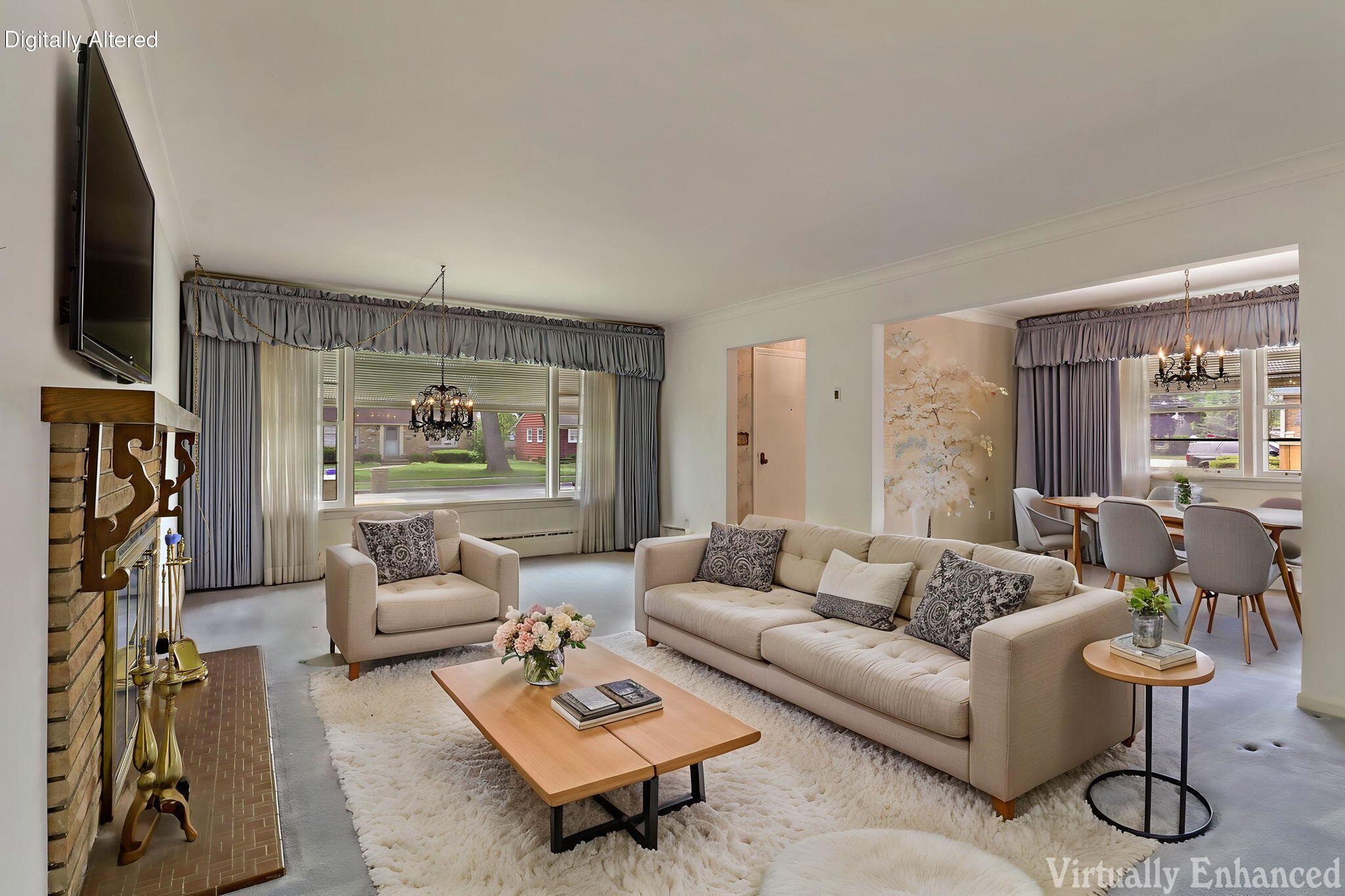 2116 37th Street Kenosha, WI 53140 - Photo 3 of 30 Living Room with Virtual Staging