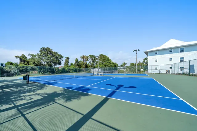 a view of a tennis court