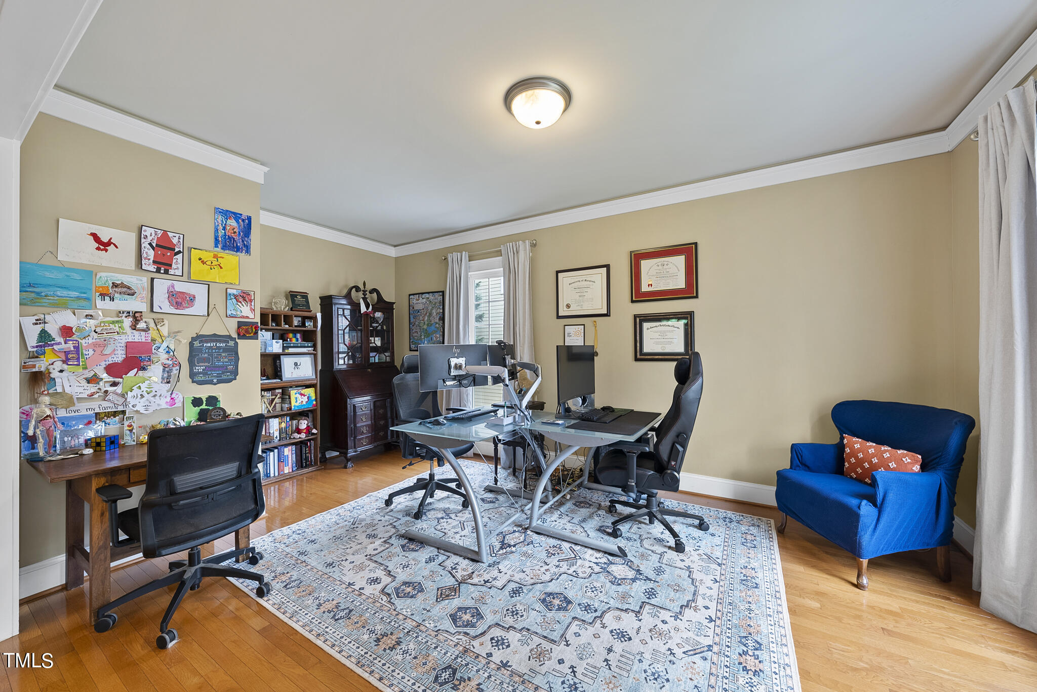 101 Redhill Road Holly Springs, NC 27540 - Photo 7 of 41 Home office, bonus room, want a library? I have seen this room as all of the above, also a music room, another home owner converted it to a guest bedroom, options are endless depending on your needs