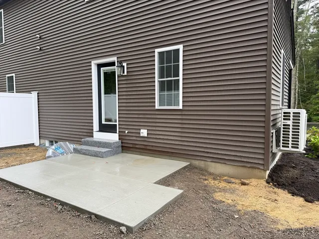 a view of a house with a patio