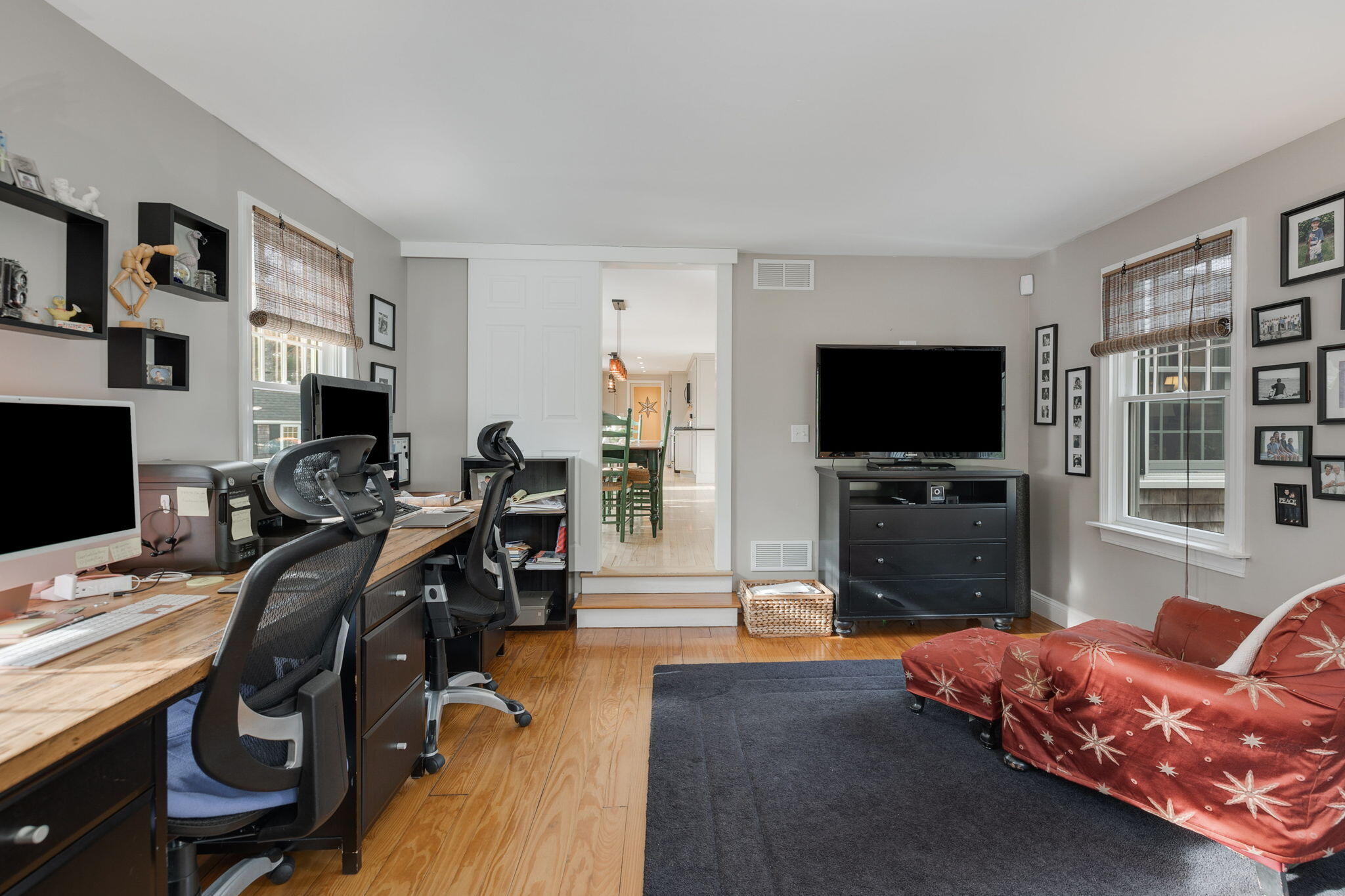 268 Winding Cove Road Marstons Mills, MA 02648 - Photo 12 of 40 a bedroom with furniture and a flat screen tv