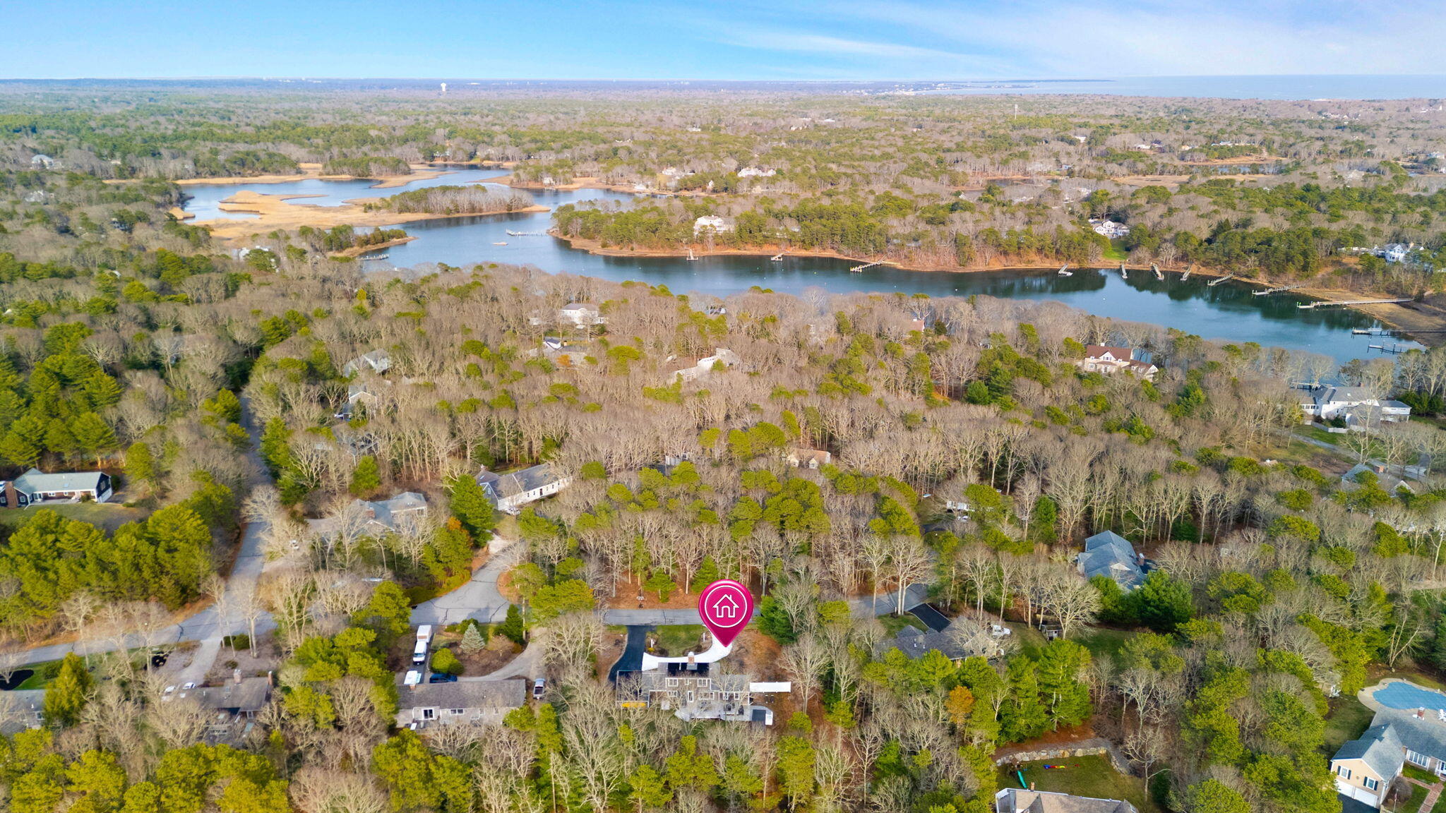 268 Winding Cove Road Marstons Mills, MA 02648 - Photo 37 of 40 a view of city and ocean