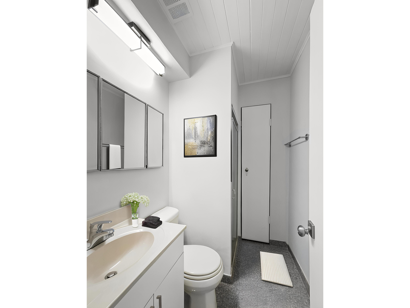 4313 Ruby Street Schiller Park, IL 60176 - Photo 16 of 25 a white toilet sitting next to a bathroom sink