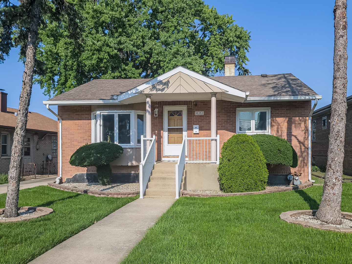 4313 Ruby Street Schiller Park, IL 60176 - Photo 18 of 25 a view of a house with a yard