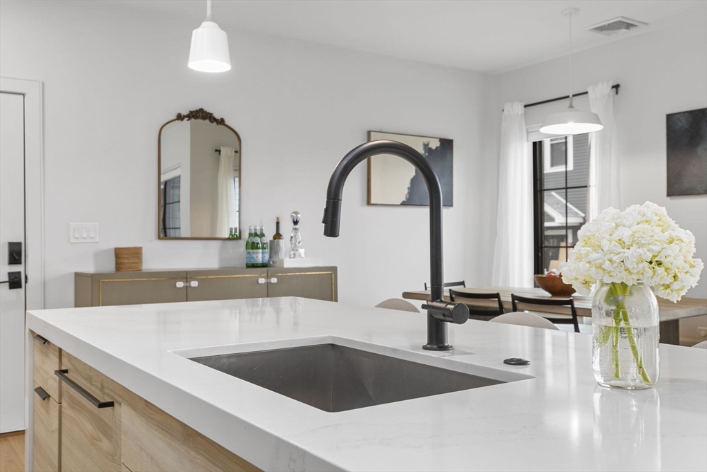 4 Payne Street, Unit ONE Boston, MA 02122 - Photo 3 of 18 a kitchen with a sink and a potted plant