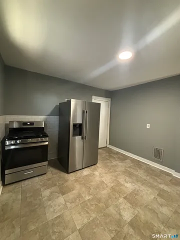 a view of a kitchen with a stove