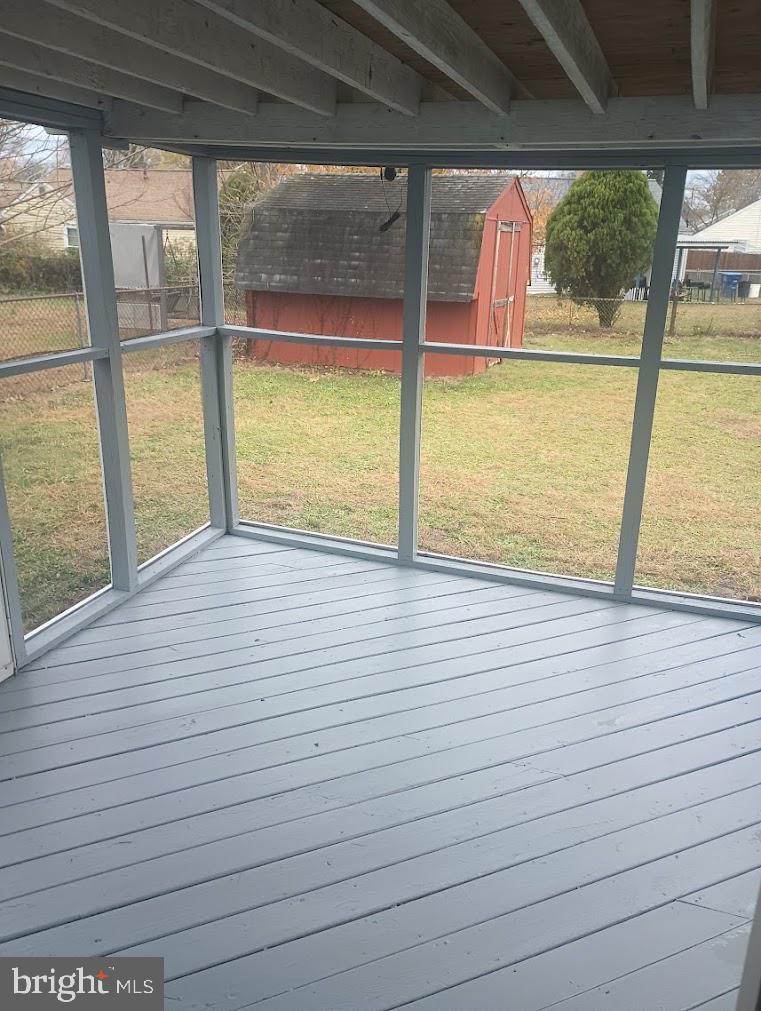 6 Pointville Road Pemberton, NJ 08068 - Photo 9 of 14 Back screened in porch, large storage shed
