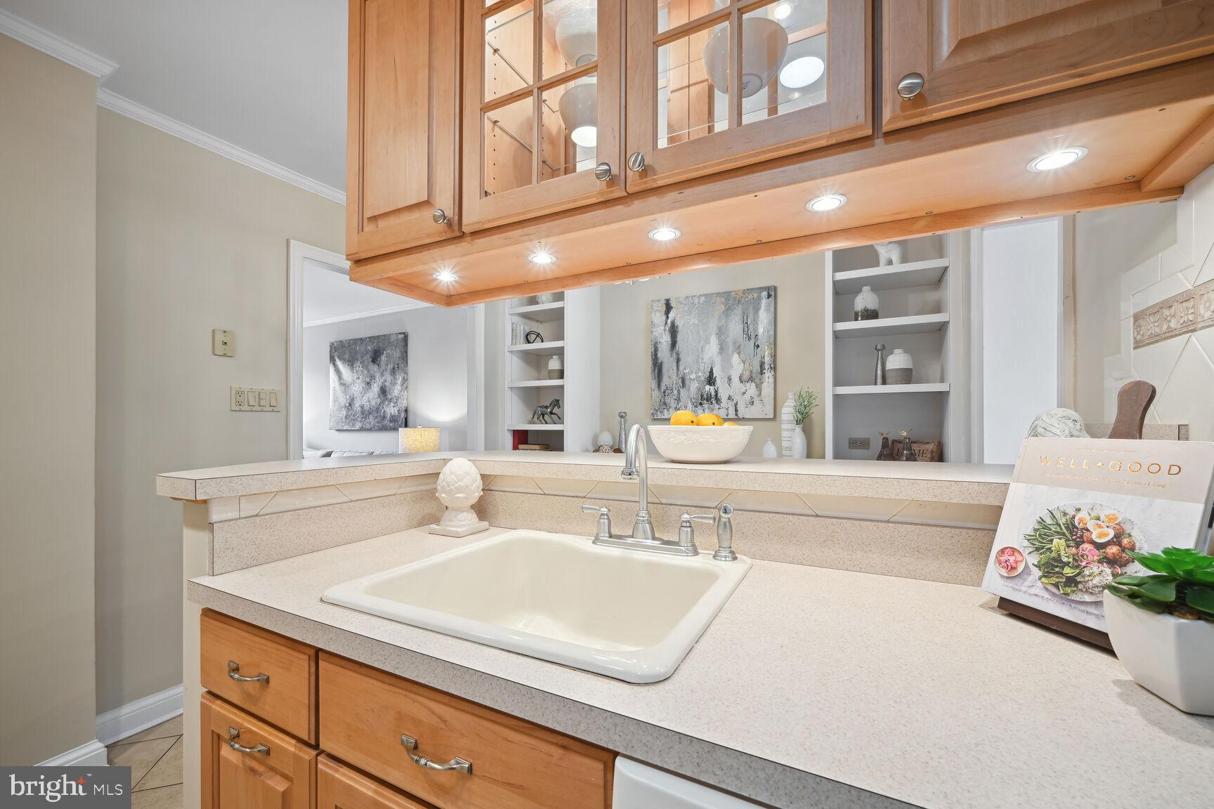 2020 Tunlaw Road Northwest Washington, DC 20007 - Photo 11 of 33 Kitchen Pass-through