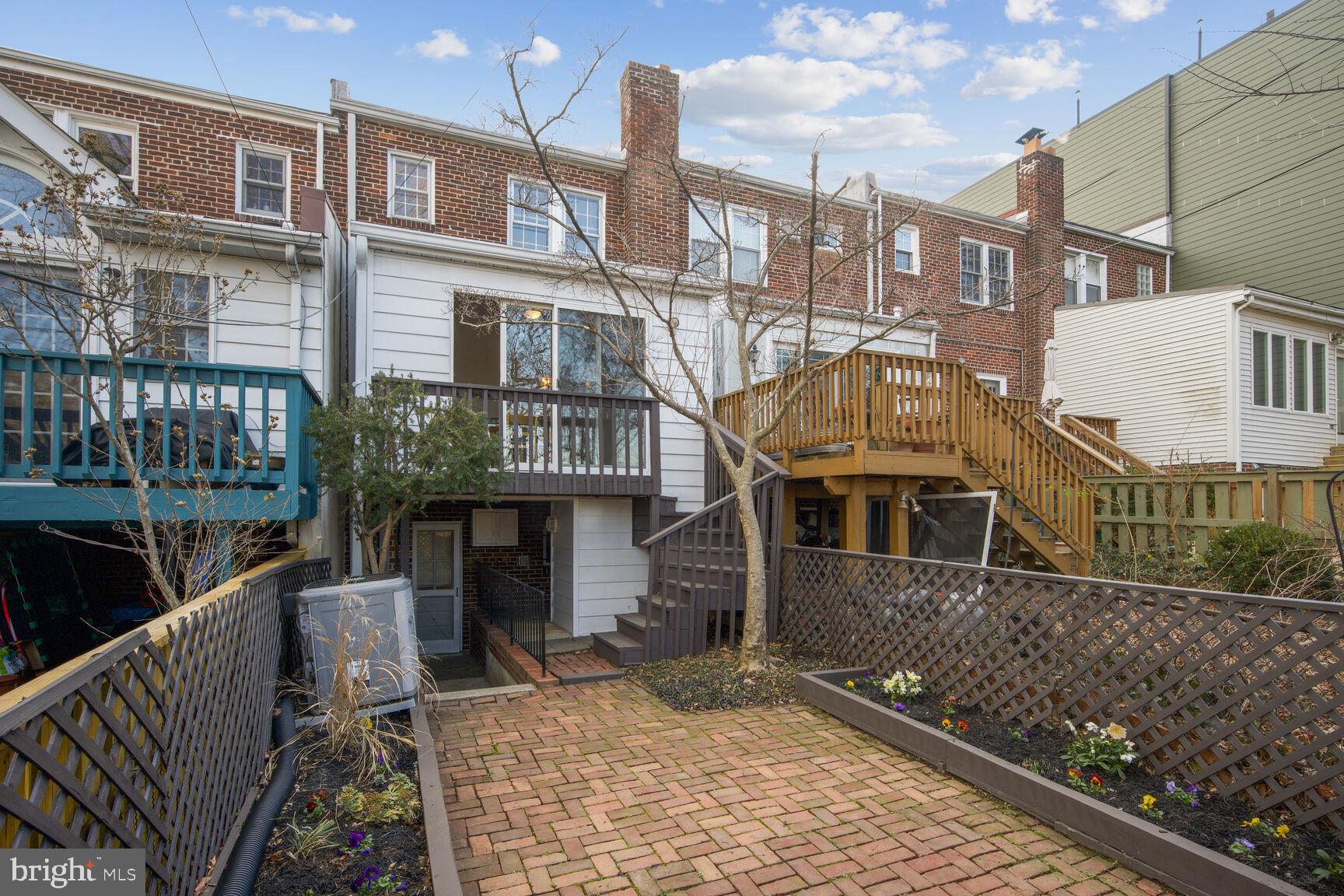 2020 Tunlaw Road Northwest Washington, DC 20007 - Photo 32 of 33 Rear Exterior