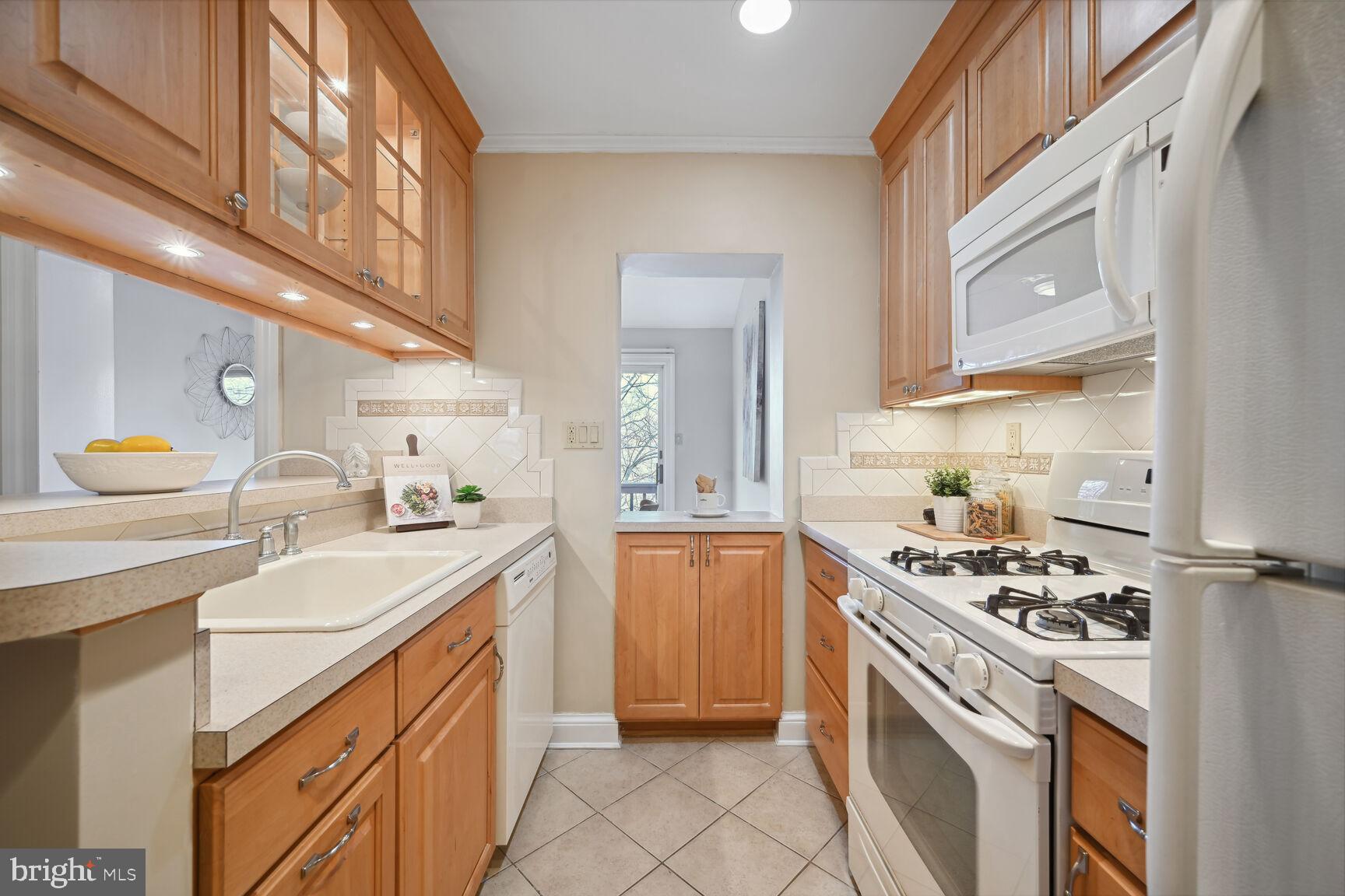 2020 Tunlaw Road Northwest Washington, DC 20007 - Photo 10 of 33 Remodeled Kitchen