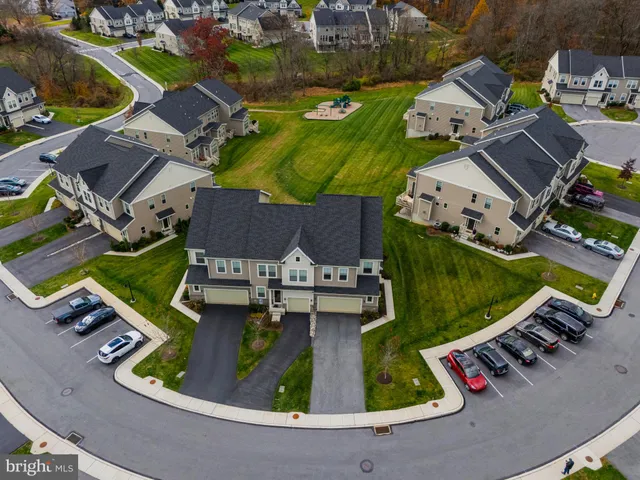 an aerial view of residential house with outdoor space