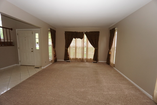 1129 Coldspring Road Elgin, IL 60120 - Photo 7 of 18 an empty room with a fireplace