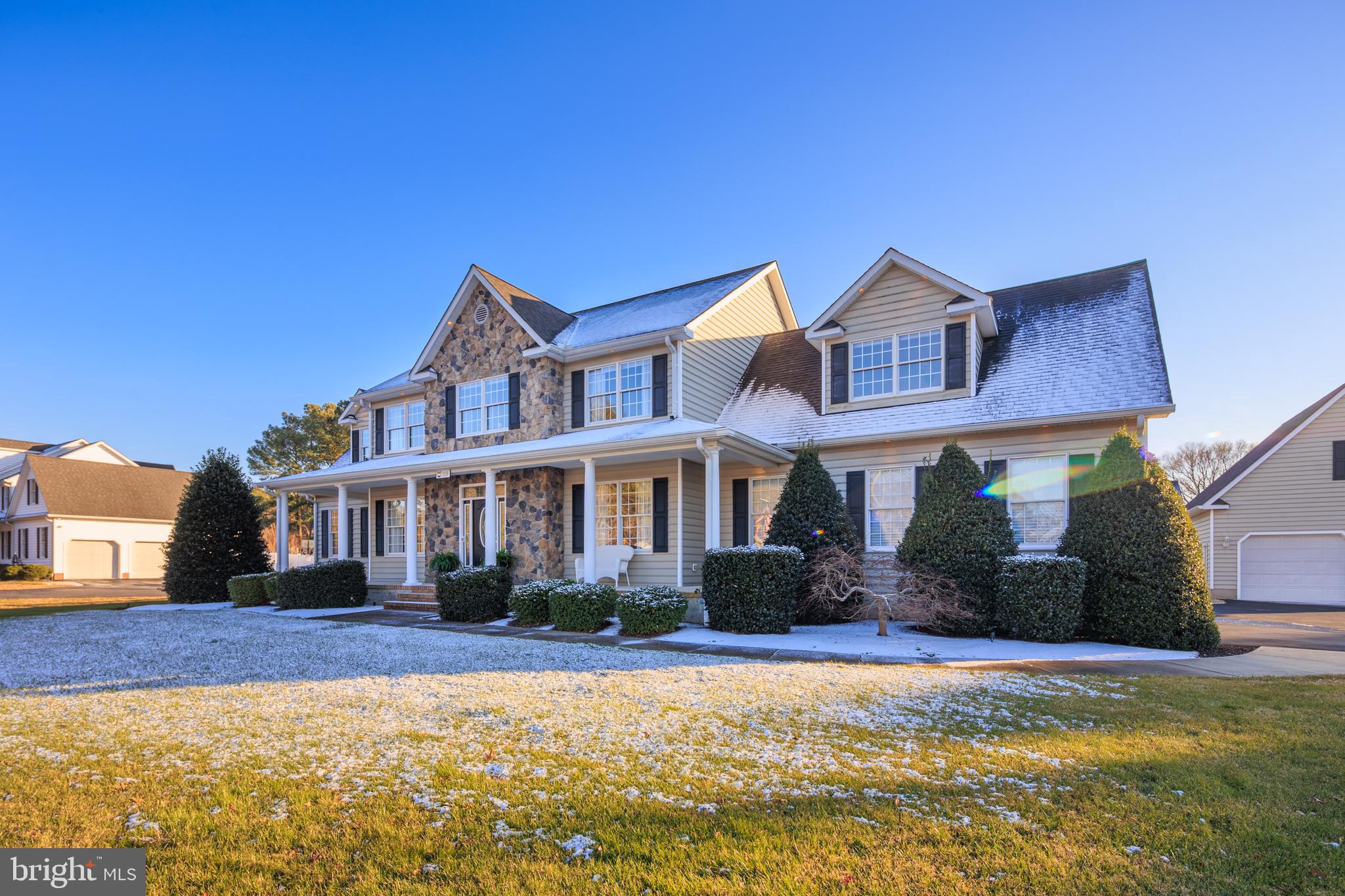 115 Cedar Road Chester, MD 21619 - Photo 70 of 71 a front view of house with yard and trees in the background
