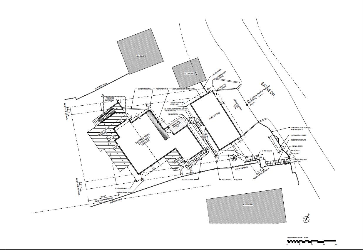 7032 Sayre Drive Oakland, CA 94611 - Photo 34 of 38 a picture of a room with a book shelf