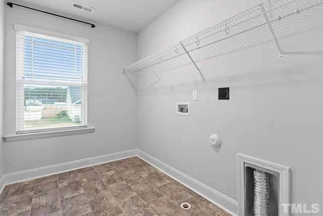 a view of a small space with window