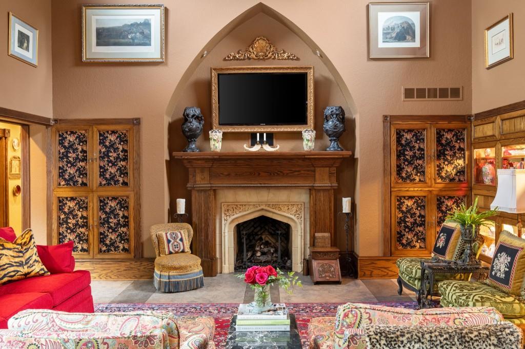 114 Lees Lake Road Fayetteville, GA 30214 - Photo 15 of 69 a living room with furniture and a fireplace