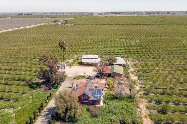 a aerial view of a city and ocean view