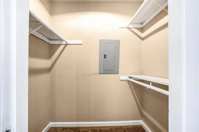 a view of walk in closet