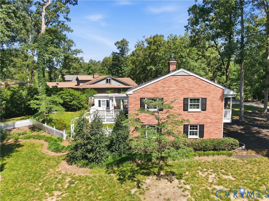 6405 Buckhill Road Richmond, VA 23225 - Photo 49 of 71 Brick exterior featuring white-framed windows and