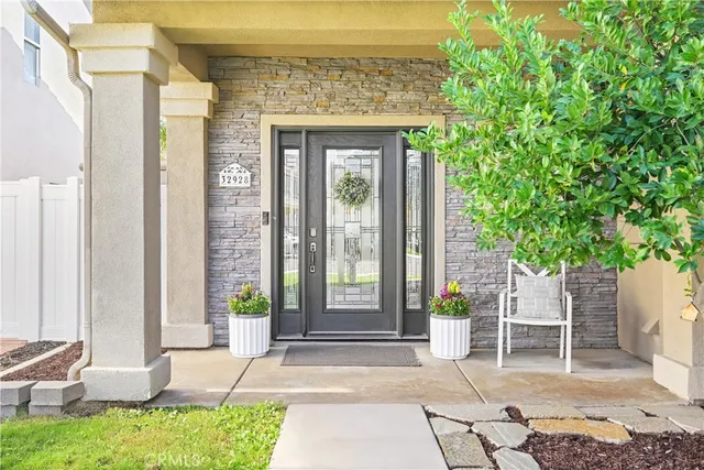 a front view of a house with a porch