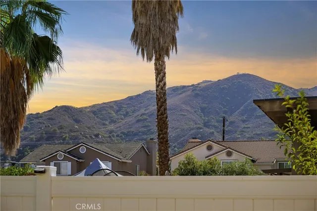 an aerial view of residential house with an outdoor space