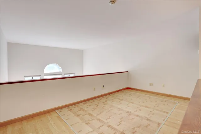 a view of a room with an empty space