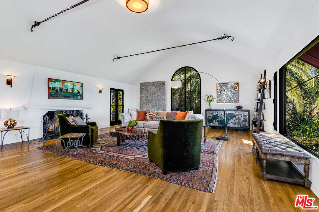 2318 Hollyridge Drive Los Angeles, CA 90068 - Photo 6 of 40 a living room with furniture and a flat screen tv